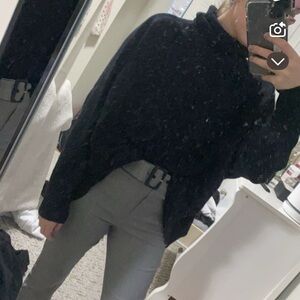 Black Turtleneck Sweater